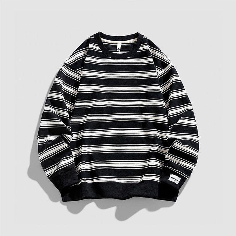 Casual Striped Sweater For Men