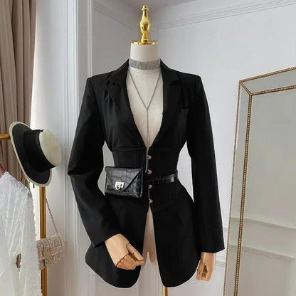 New Women's Waist Elegant Suit