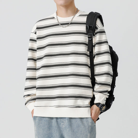 Casual Striped Sweater For Men